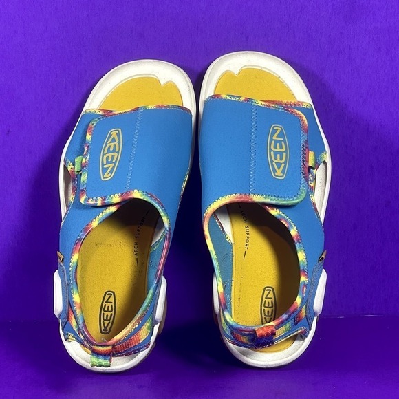 Keen Knotch‎ River Open Toe Blue Tie Dye Water Sandals Unisex Shoe Size 3 - Picture 5 of 8